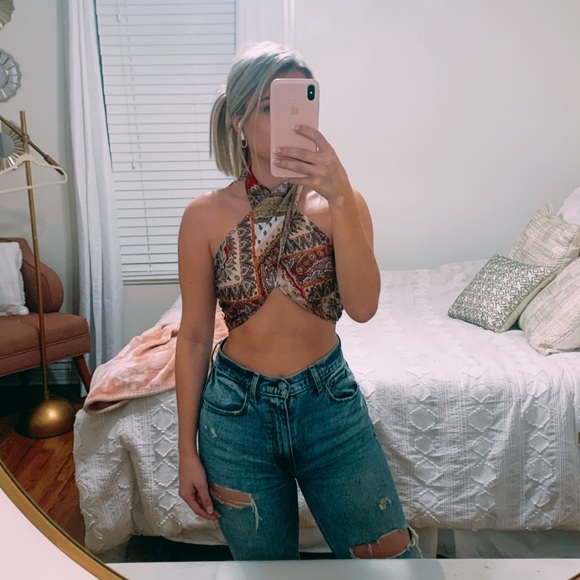 SHEIN Tops - 2 scarf tops!